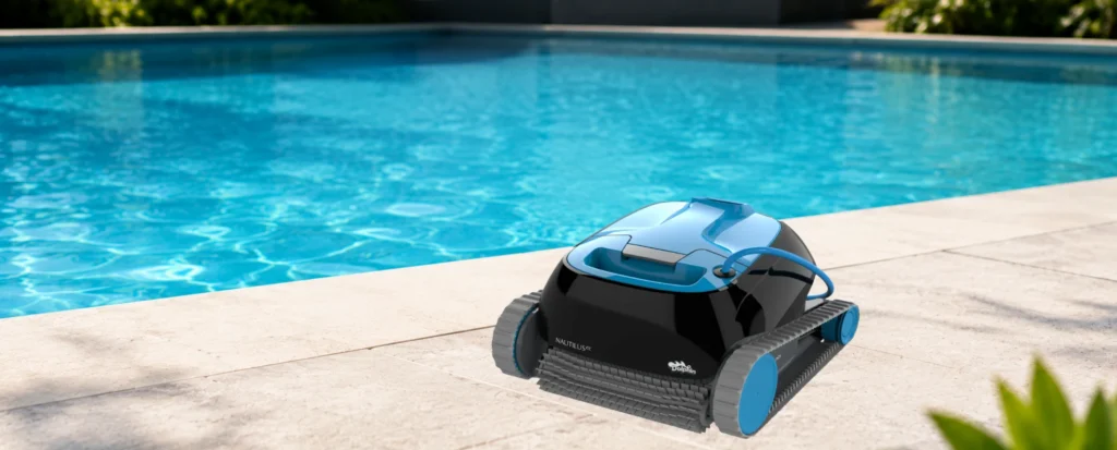 Dolphin Nautilus CC robot za čišćenje bazena uz rub bazena