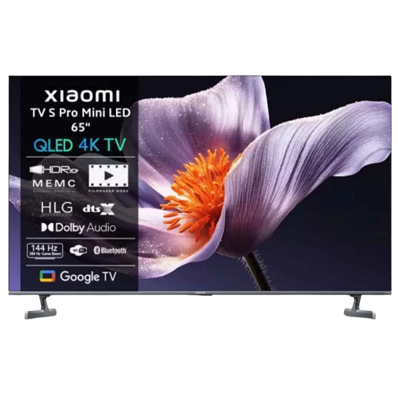Xiaomi TV S Pro Mini LED 65-inčni 4K QLED televizor sa 144 Hz osvježavanjem i Google TV platformom